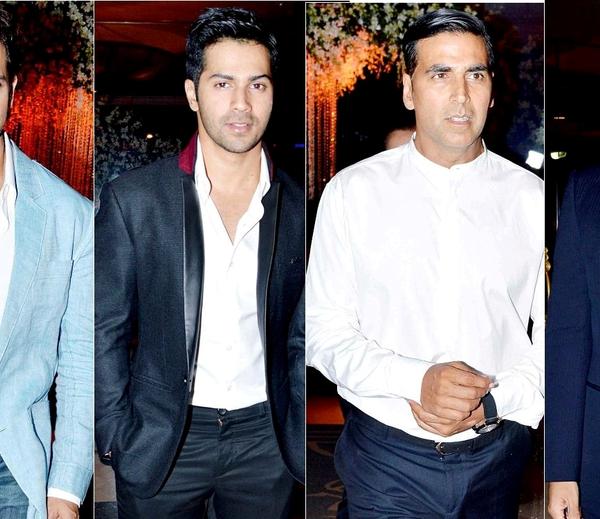 Hrithik Roshan, Akshay Kumar,Varun Dhawan: Dapper actors spotted at a wedding